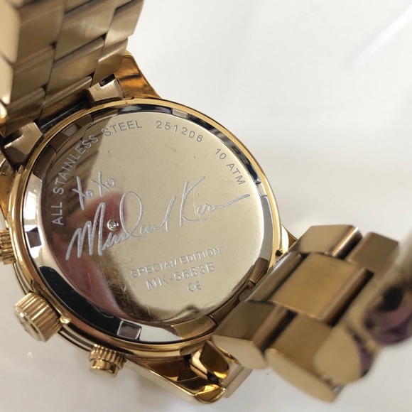 Michael Kors MK-5683B Special Edition Gold Watch - Picture 6 of 7